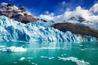 Der Spegazzini-Gletscher zählte zu den bekanntesten Gletschern des Los Glaciares Nationalpark in Argentinien und mündet direkt in den Argentino-See