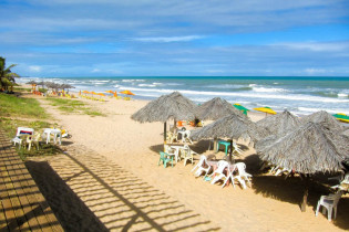 Das friedliche Dorf Imbassaí an der Linha Verde an Brasiliens Ostküste verspricht Ferienidylle vom Feinsten