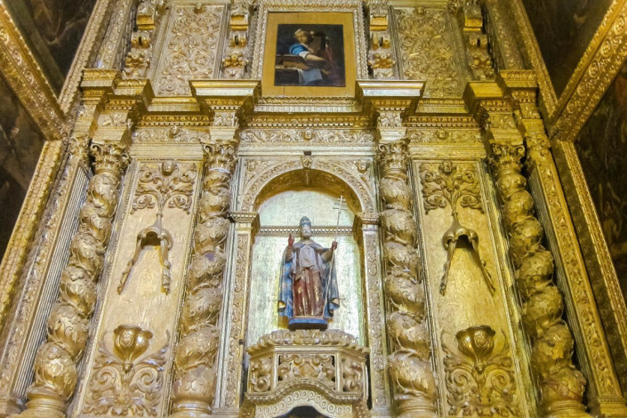 Das heutige Erscheinungsbild der ehemaligen Jesuiten-Kirche Catedral Basílica stammt aus dem 17. Jahrhundert, Salvador da Bahia, Brasilien