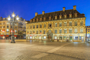 Der prächtige Grand Place im Herzen von Lille ist der schönste Platz der Stadt im Norden von Frankreich