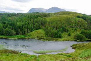 Die Highlands im Norden Schottlands zählen noch heute zu den am dünnsten besiedelten Gebieten der Welt, Großbritannien