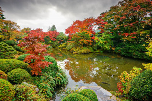 Der Herbst hüllt den Nikko-Nationalpark in Japan in ein atemberaubendes Farbenkleid