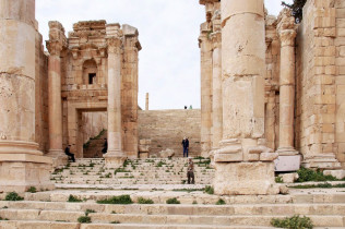 Die Ruinen von Gerasa zeugen heute von der einstigen Pracht der antiken Handelsstadt im Norden Jordaniens