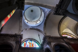 Die Kuppel der Barockkirche Sveti Vlaho, erbaut im 18. Jahrhundert, Dubrovnik, Kroatien