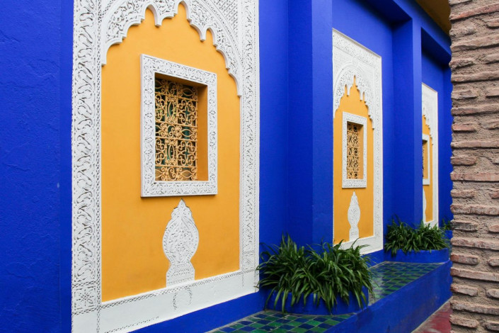 Das Museum für islamische Kunst befindet sich im Majorelle-Garten in Marrakesch, Marokko