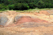 Die Siebenfarbige Erde in der Nähe von Chamarel auf Mauritius ist in Privatbesitz und kann gegen eine geringe Eintrittsgebühr besichtigt werden - © ezk / franks-travelbox