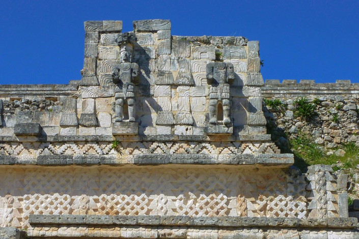 Die Fundstätten der Maya in Uxmal sind die bekanntesten und bedeutendsten überhaupt und zählen zu den größten und schönsten in Mexiko