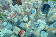 Blick vom Sky Tower auf Aucklands Straßen, Neuseeland - © FRASHO / franks-travelbox