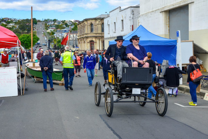 Ganz Oamaru genießt augenscheinlich das royale Flair, das bei den Victorian Heritage Celebrations in der Stadt Einzug hält, Neuseeland
