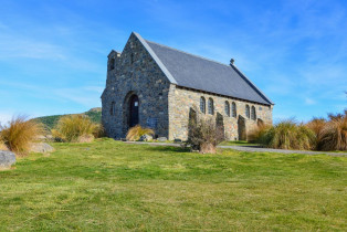 Die Church of the Good Shepherd in Tekapo ist dank ihrer atemberaubenden Lage eine der meistfotografierten Kirchen Neuseelands