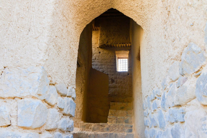 Man schätzt dass die Festung von Bahla im 17. Jahrhundert von den Nabhani errichtet wurde, Oman