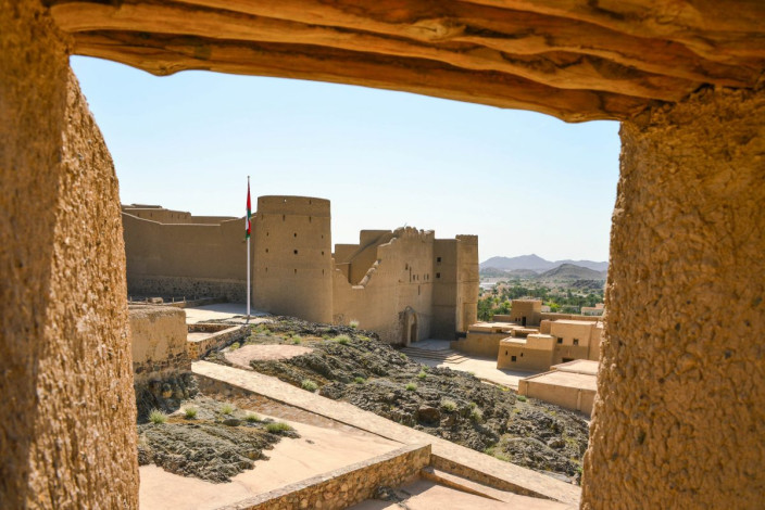 Wann die gewaltige Festung Hisn Tamah in Bahla entstand, ist bis heute unklar, Oman