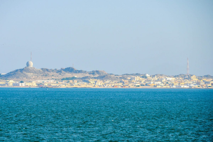 Die Anlegestelle für Fähren auf die Insel Masirah befindet sich in der Hafenstadt Dhuwwah, Oman