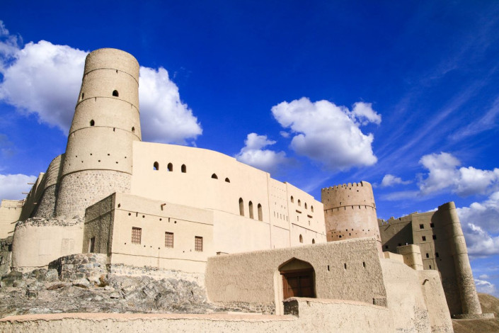 Die gewaltige Hisn Tamah in Bahla ist eine der schönsten und eindrucksvollsten historischen Festungsanlagen des Oman