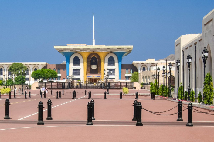 Der Sultanspalast in Muscat, Oman