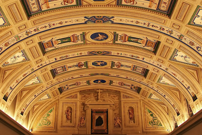 Fresken im Museum des königlichen Palastes El Escorial in San Lorenzo, Spanien