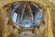 Kuppel der Kathedrale von Santiago de Compostela, die mit der gesamten Altstadt seit 1985 zum UNESCO-Weltkulturerbe gehört, Spanien - © FCG / Shutterstock
