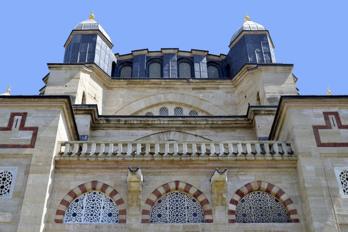 Erbaut wurde die Selimiye-Moschee, auch Sultansmoschee genannt, durch den bekannten Architekten Sinan, der am Bau unzähliger Moscheen beteiligt war, Edirne, Türkei