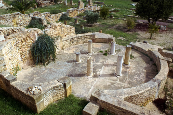 In der einstigen Metropole Karthago in Tunesien lebten wohlhabende Römer in traumhaften Villen, deren Pracht heute noch in den Ruinen von Karthago zu erahnen ist
