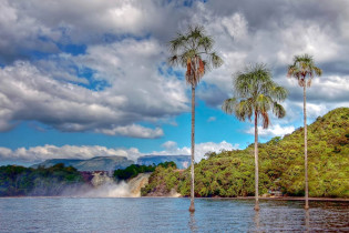 Die Lagune von Canaima im gleichnamigen Nationalpark ist ein wahrlich märchenhafter Ort, der zu den schönsten Plätzen Venezuelas zählt
