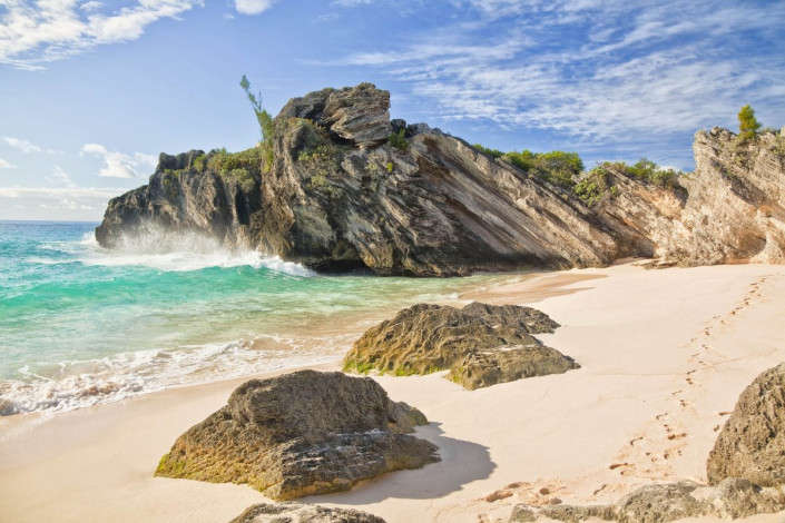 Wunderschöner Strandabschnitt an der Südküste von Bermuda
