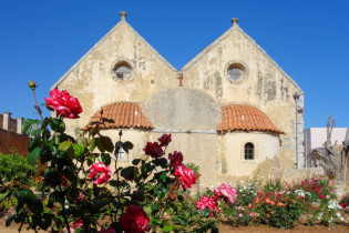 Das Arkadi-Kloster auf Kreta, Griechenland, ist eine der wichtigsten Stätten und Sehenswürdigkeiten der Griechen