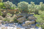 Die Holzfäller-Siedlung Samaria ist verlassen, nachdem die Samaria-Schlucht auf Kreta 1962 zum Nationalpark erklärt wurde, Griechenland - © FRASHO / franks-travelbox