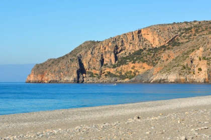 Das winzige Sougia an der Südküste eignet sich perfekt für einen geruhsamen Bade-Urlaub auf Kreta, Griechenland