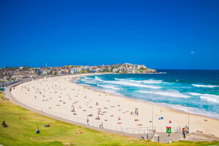 Wer in Sydney Strandurlaub machen möchte, kommt am Bondi Beach nicht vorbei, Australien