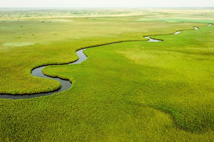 Blick auf das Okavango-Delta, das auch den Namen „größtes Naturparadies der Welt“ trägt, Botswana - © CHG / Fotolia