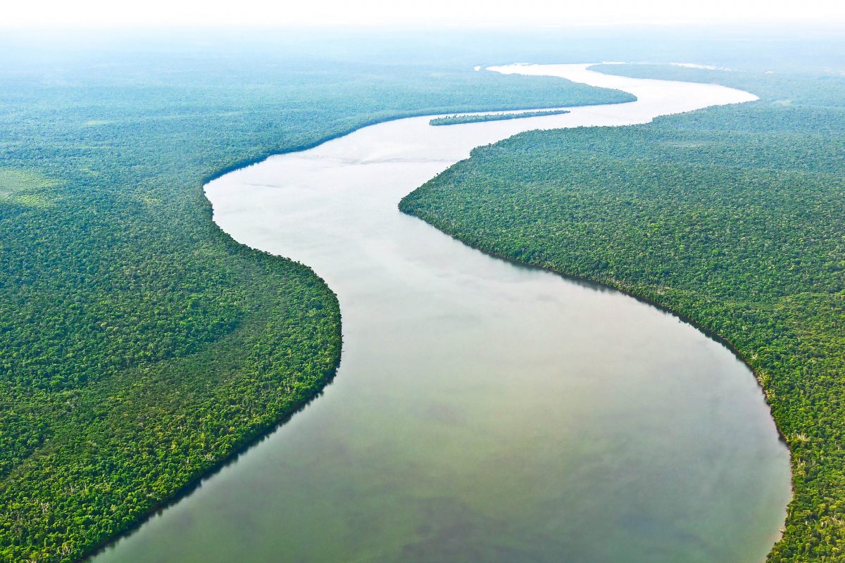 The Amazon carries one-fifth of the Earth's total freshwater supply, Brazil - © Cmon / Fotolia