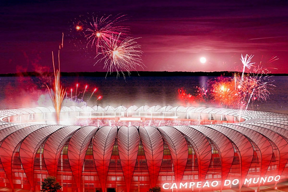 Das Estádio Beira-Rio in der brasilianischen Stadt Porto Alegre ist eine Austragungsstätte der Fußball-WM 2014 - © Copa2014.gov.br CC BY3.0BR/Wiki