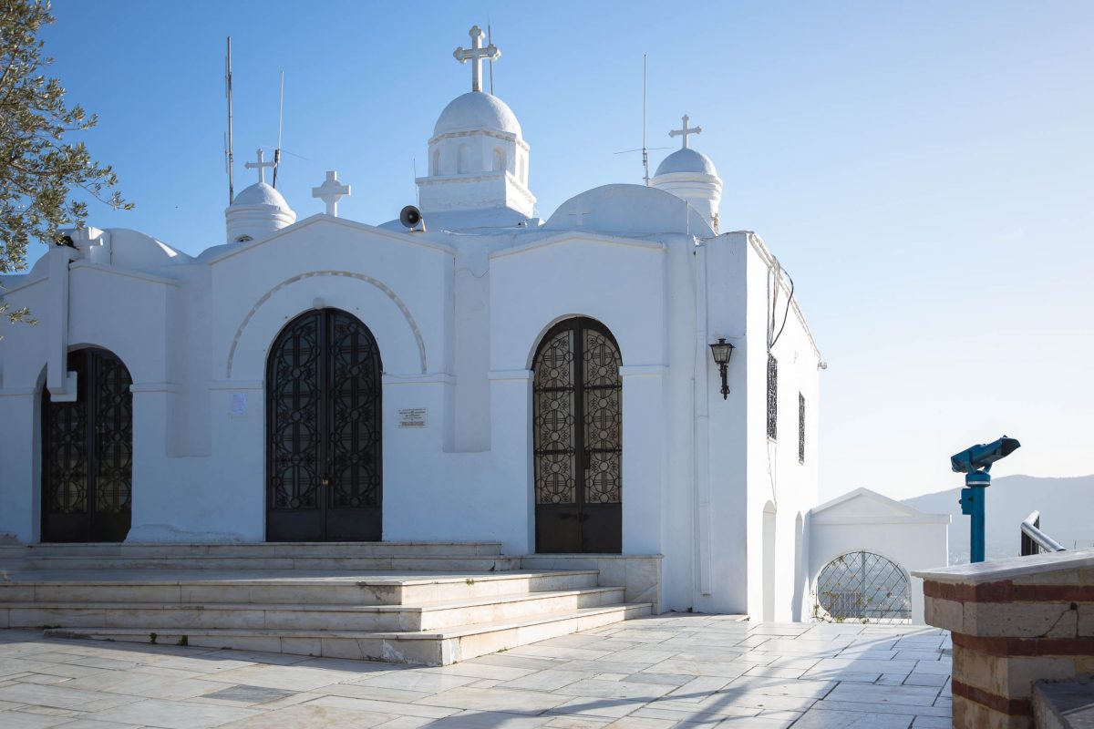 Perched atop Lykavittos, Athens' local mountain, the snow-white Chapel of St. George, Greece - © James Camel / franks-travelbox