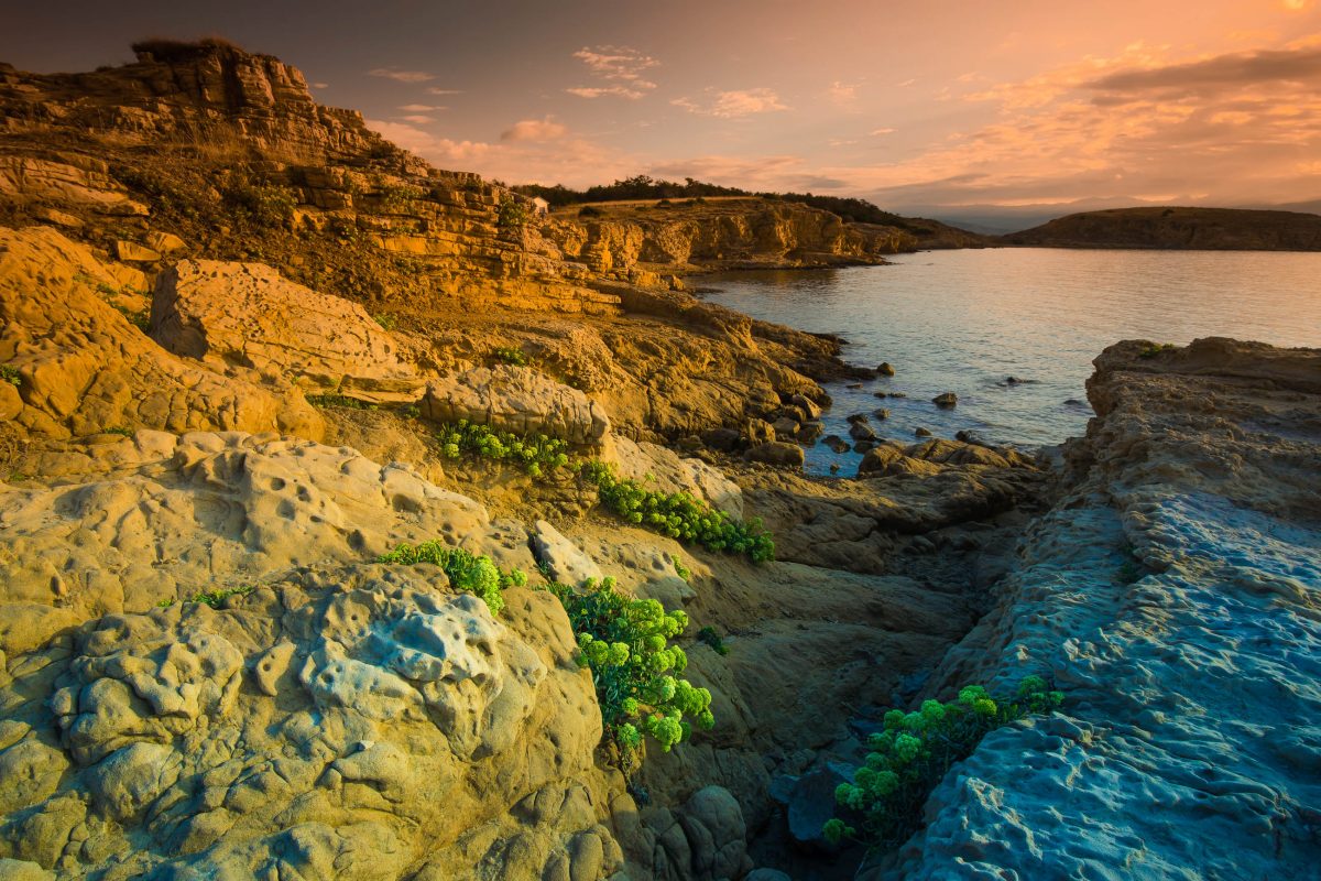Wer die Halbinsel Lopar im Norden von Rab erkundet, entdeckt einsame Felsbuchten, wie sie romantischer kaum sein könnten, Kroatien - © Gergely Zsolnai / Shutterstock