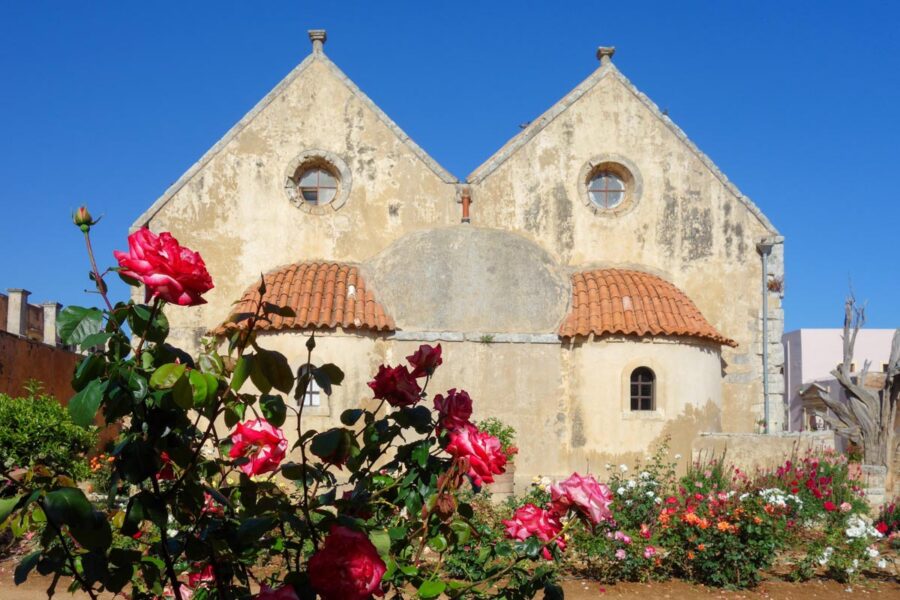 Das Arkadi-Kloster auf Kreta, Griechenland, ist eine der wichtigsten Stätten und Sehenswürdigkeiten der Griechen - © FRASHO / franks-travelbox