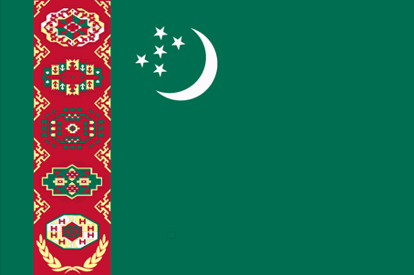 Flagge-Turkmenistan-tx-lgflag