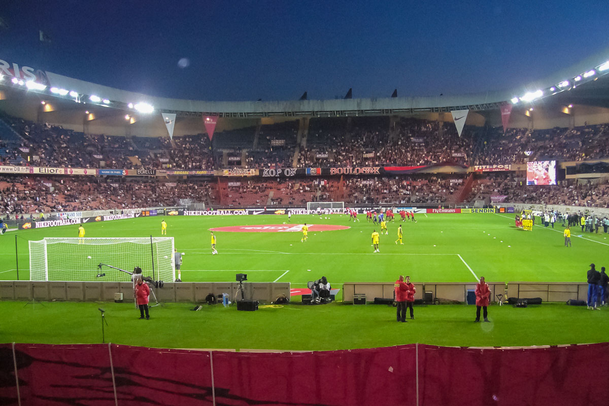 Der Parc des Princes ist die Heimat von Paris Saint Germain und zählt zu den ältesten Stadien Frankreichs