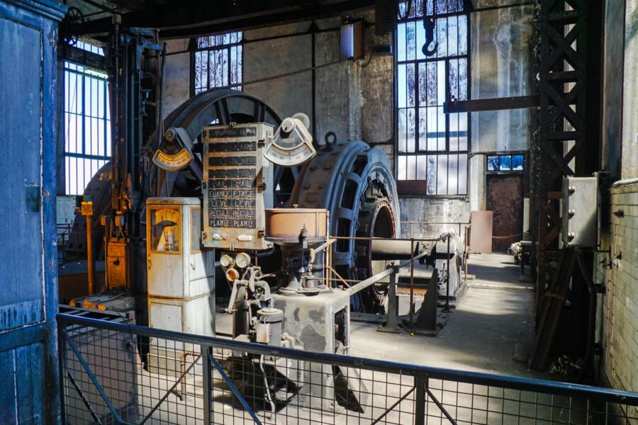 Das Musée de la Mine in Saint-Étienne, Frankreich, wurde mit Stollen und Maschinen 1991 für die Öffentlichkeit zugänglich gemacht - © Bourgeois.A GNU v1.2/Wiki