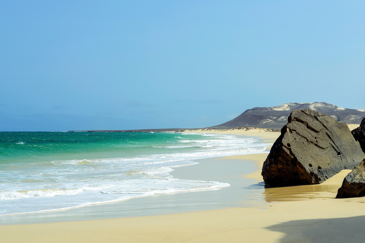 Bracona Beach in Boa Vista, Kap Verde