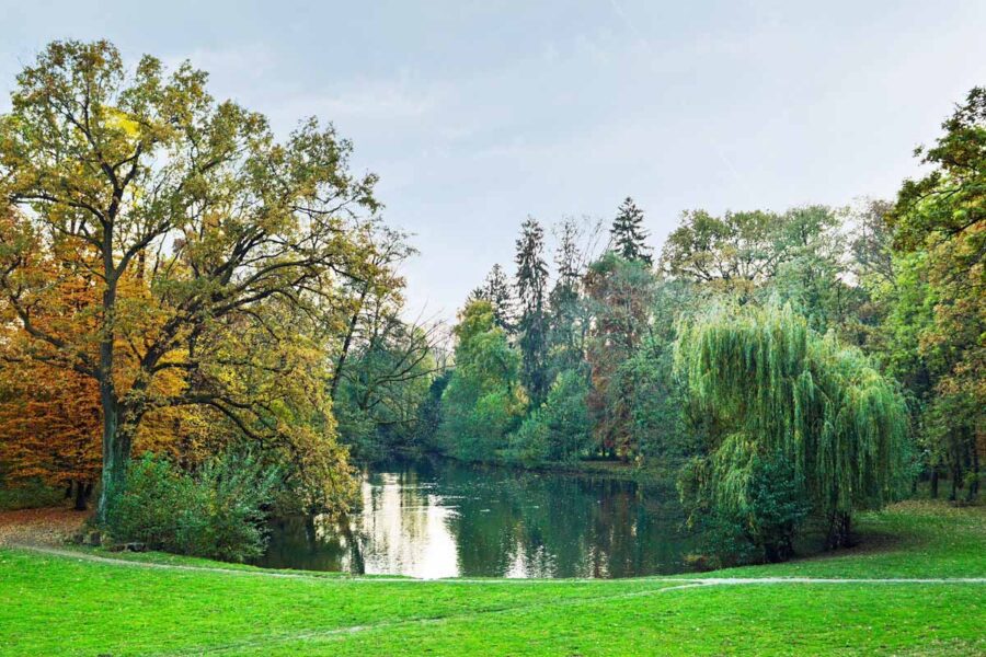 In den fünf künstlich angelegten Seen des Maksimir Parks in Zagreb, Kroatien, tummeln sich Fische und Schildkröten - © izzzy71 / Shutterstock