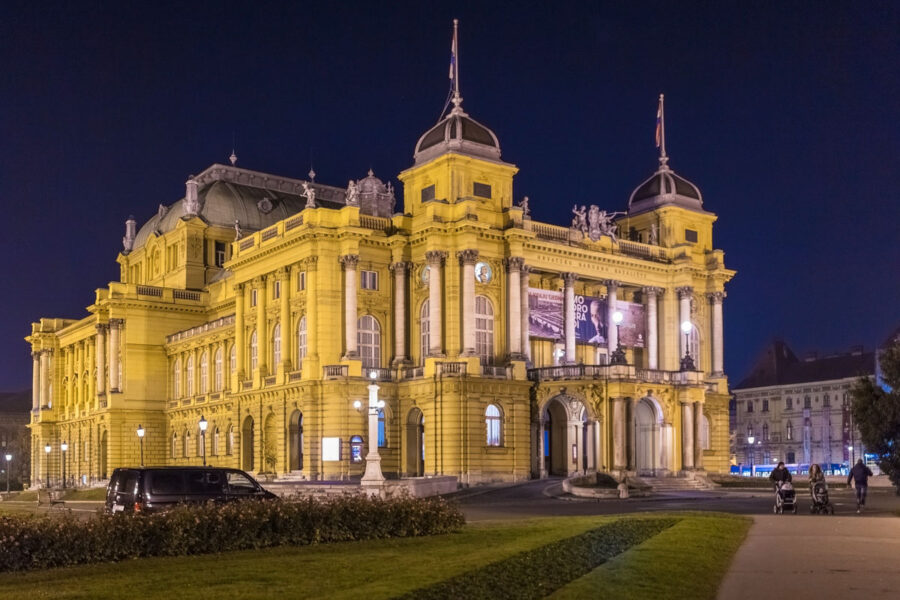 Zeit seines Bestehens hat das Nationaltheater von Zagreb zahlreiche international anerkannte Musikgrößen hervorgebracht, Kroatien - © Ivica Drusany / Shutterstock