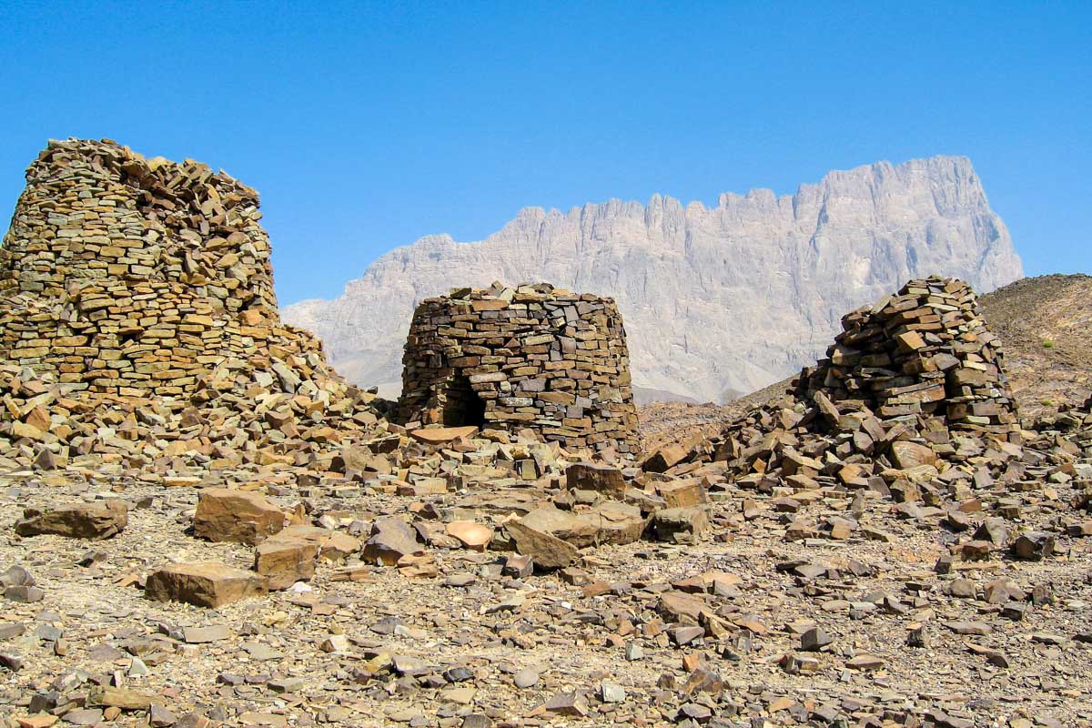 Seit 1988 zählen die Bienenkorbgräber von Al Ayn und Bat im Oman zum Weltkulturerbe der UNESCO