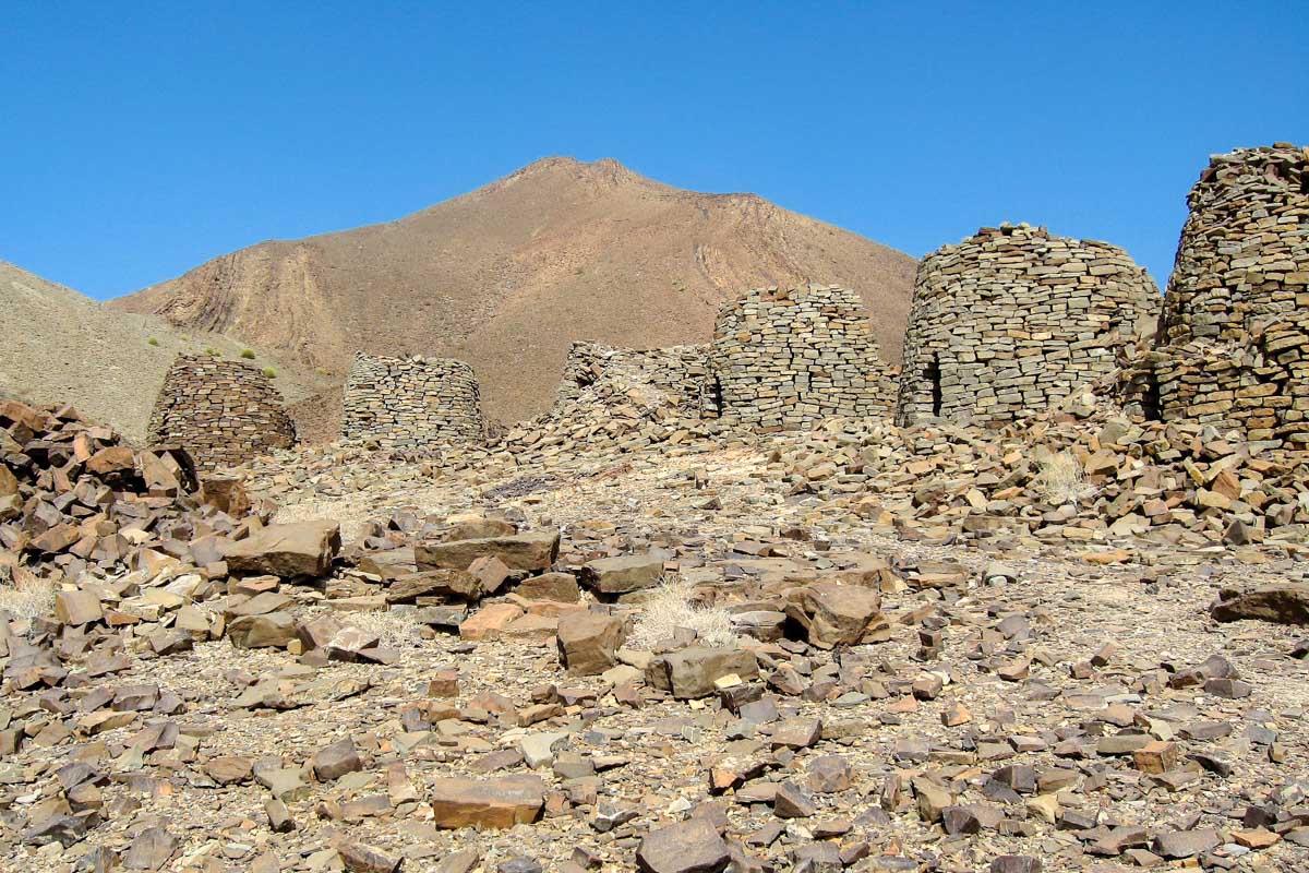 Menschliche Überreste wurden in den Bienenkorbgräbern von Al Ayn und Bat nie gefunden, Oman