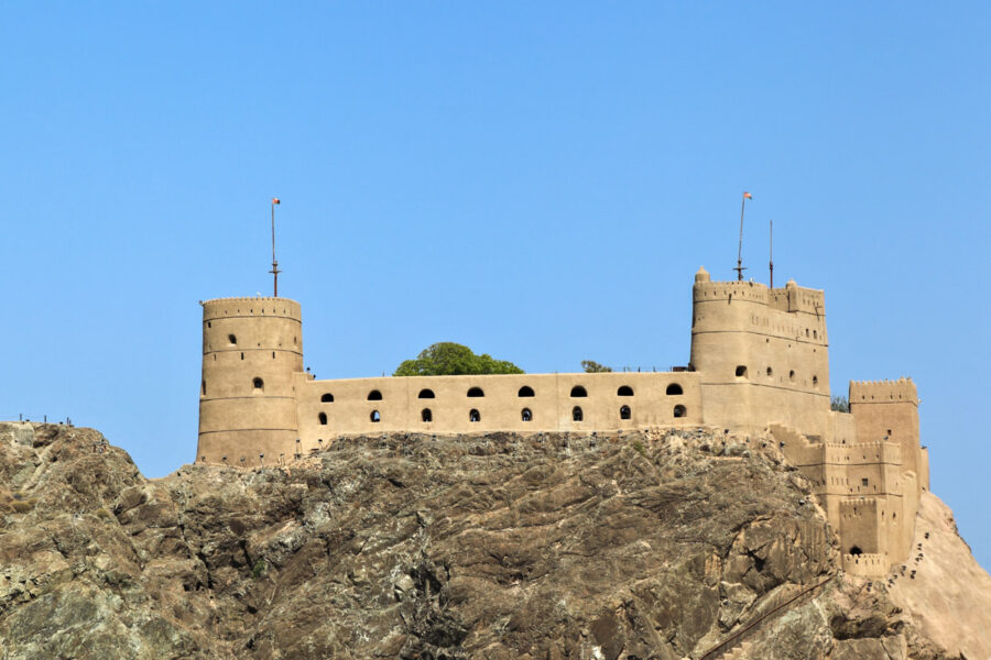 Die Festung Jalali ist die einzige Festung Muscats, die auch von innen besichtigt werden kann, Oman - © diak / Shutterstock