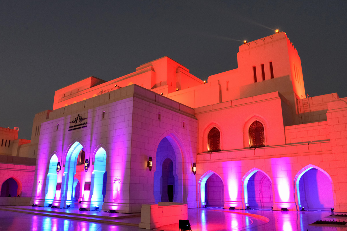 Das Opernhaus in Muscat, der Hauptstadt Omans, wurde im Oktober 2011 als das erste Opernhaus der Golfstaaten eröffnet