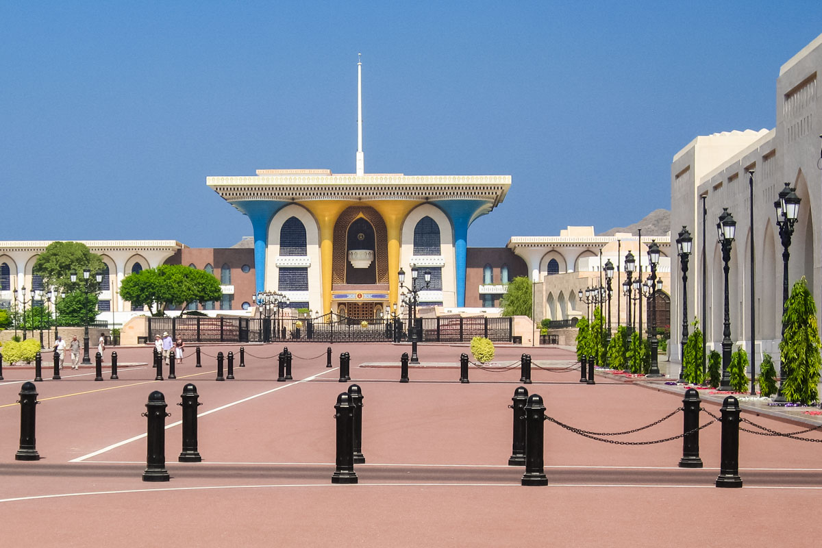 Der Sultanspalast in Muscat, Oman