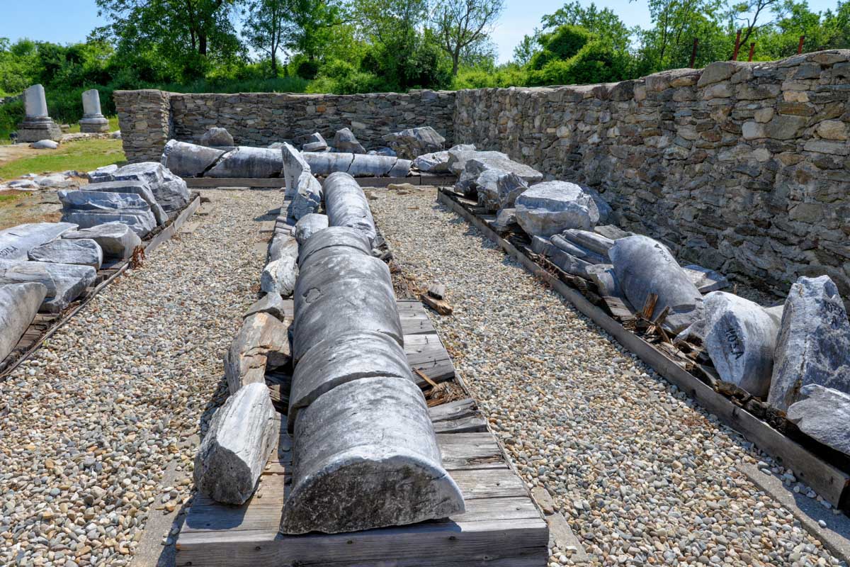 Die römische Stadt Ulpia Traiana Sarmizegetusa Regia im Zentrum von Rumänien war einst die Hauptstadt der Provinz Dacia