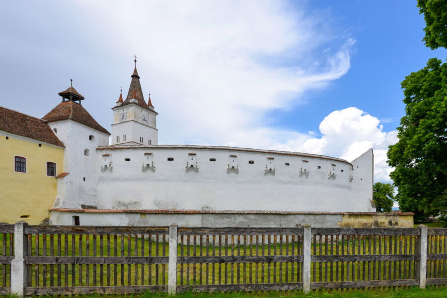 Das gesamte Gelände der Kirchenburg umfasst eine Fläche von über 14.500m2 und wird von einer 430m langen Burgmauer umgeben, Rumänien - © FRASHO / franks-travelbox