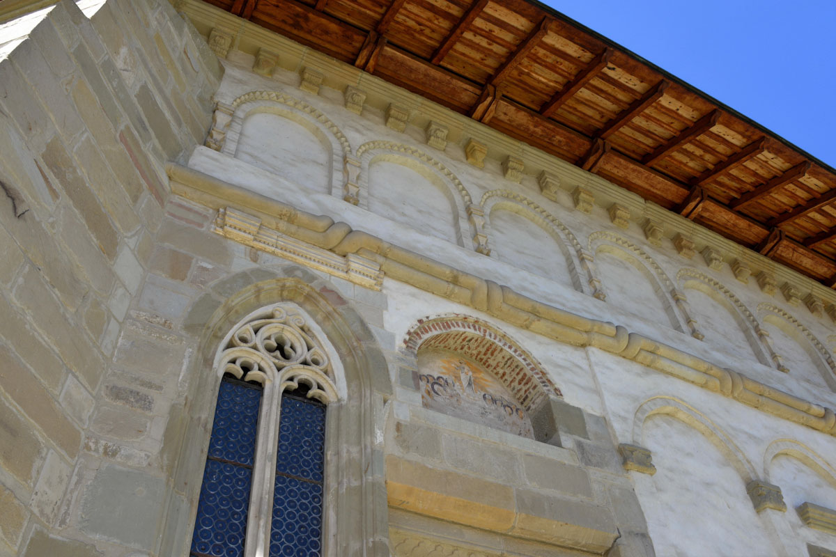 Zur Zeit seiner Entstehung war das Kloster von Putna innen und außen über und über mit meisterhaften Fresken geschmückt, Rumänien
