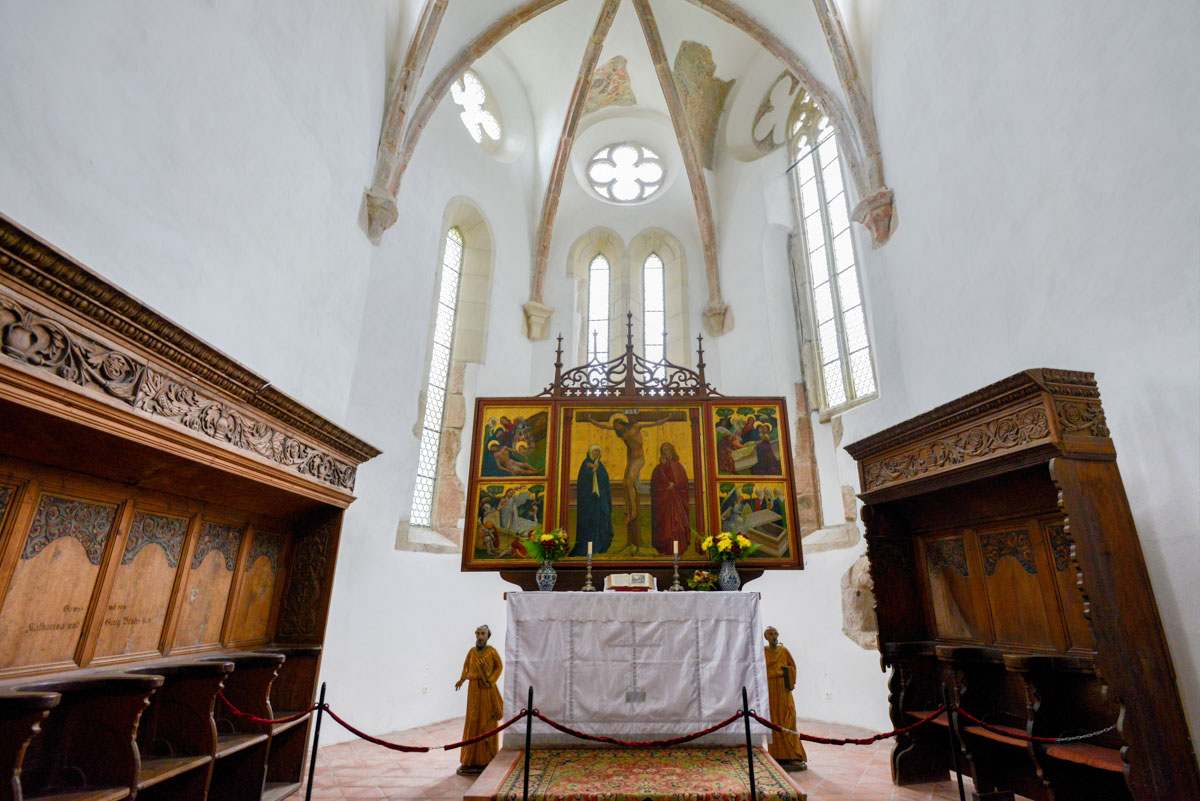 Der Flügelaltar in der Kirchenburg von Prejmer stammt ursprünglich aus dem 15. Jahrhundert und gilt als ältester Wandelaltar Siebenbürgens, Rumänien